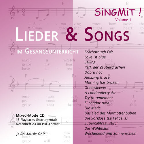 CD SingMit!  Vol. 1 »Lieder & Songs«
